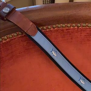 Southern Tide Light Blue Belt